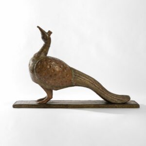 Vintage Peacock Statue